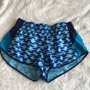 Nike neon blue athletic shorts